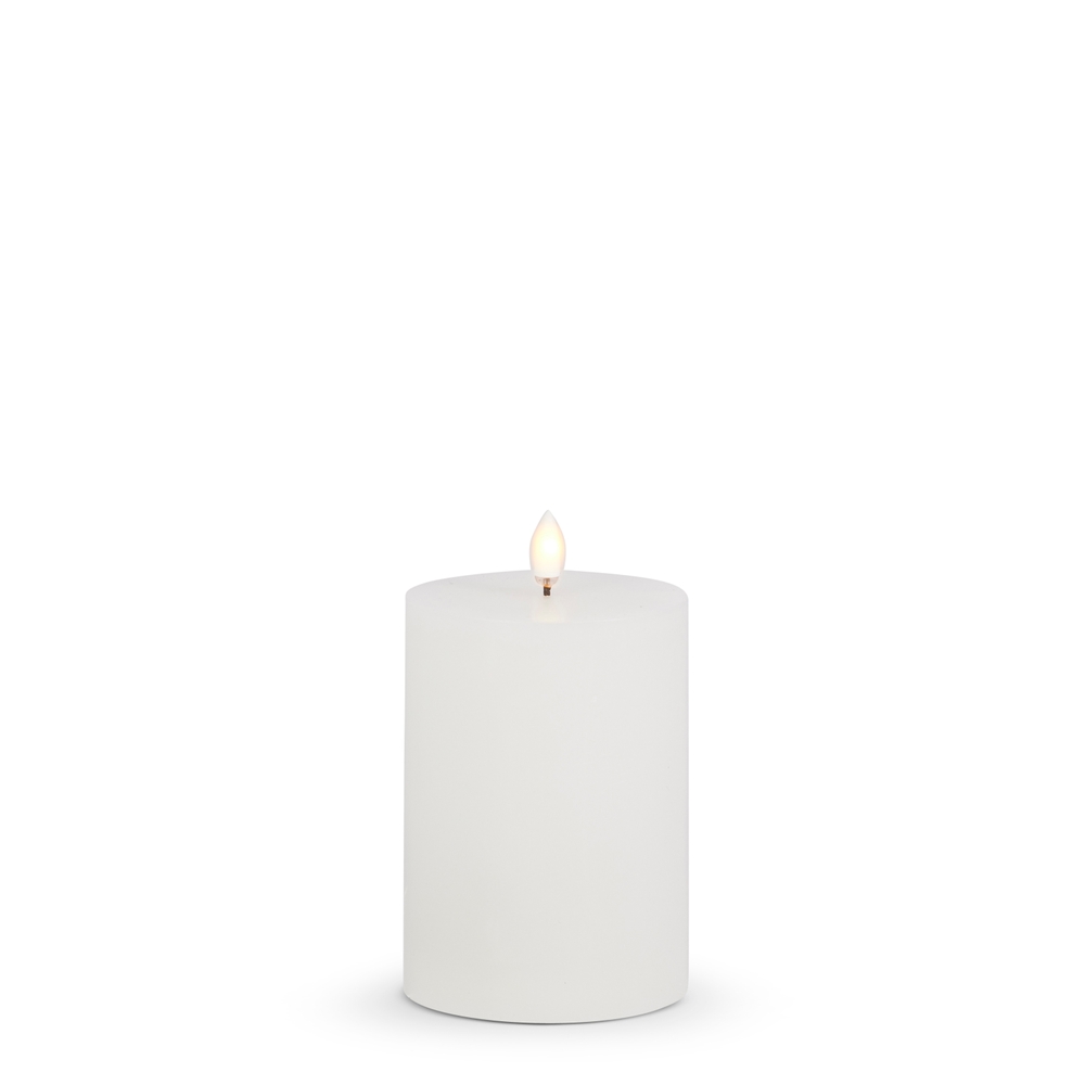 RAZ Imports 3.5" X 5" White Pillar Candle