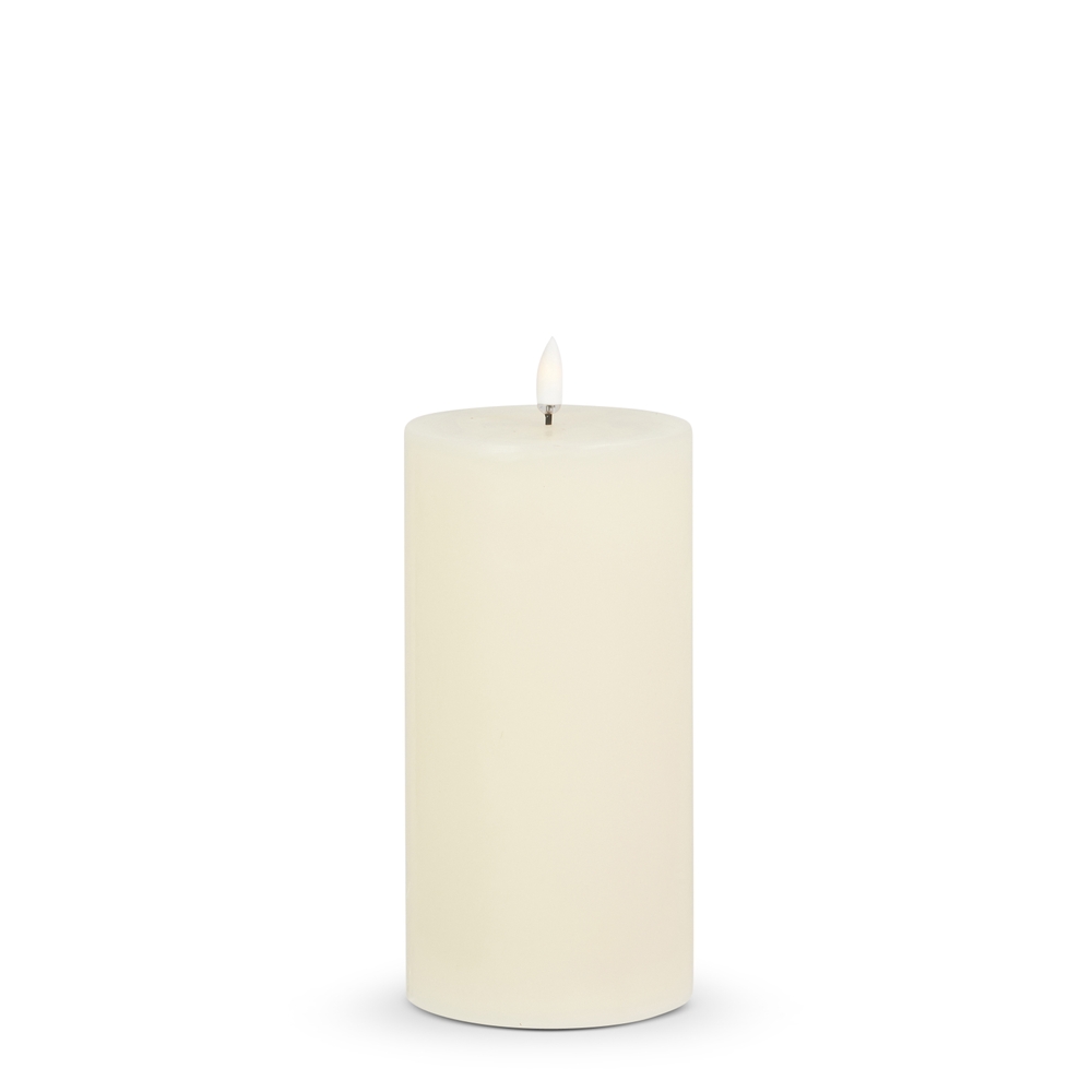 RAZ Imports 3.5" X 7" Ivory Pillar Candle