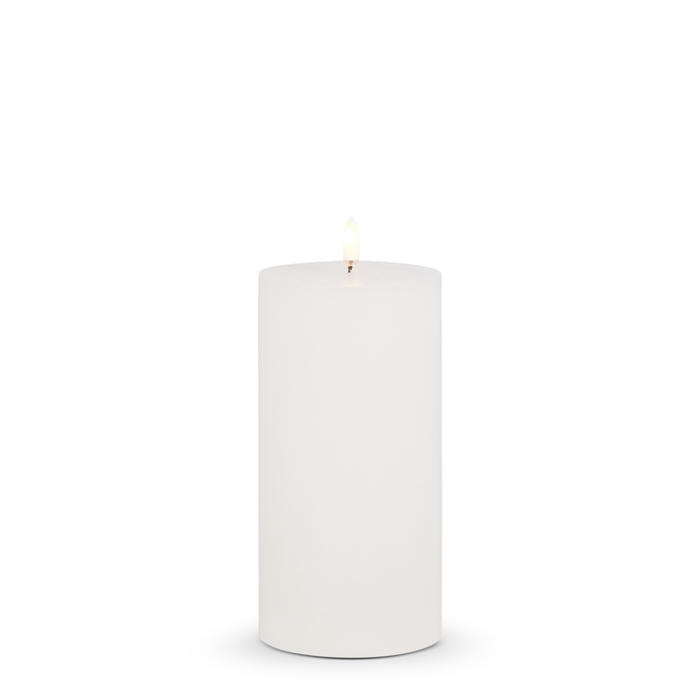 RAZ Imports 3.5" X 7" White Pillar Candle