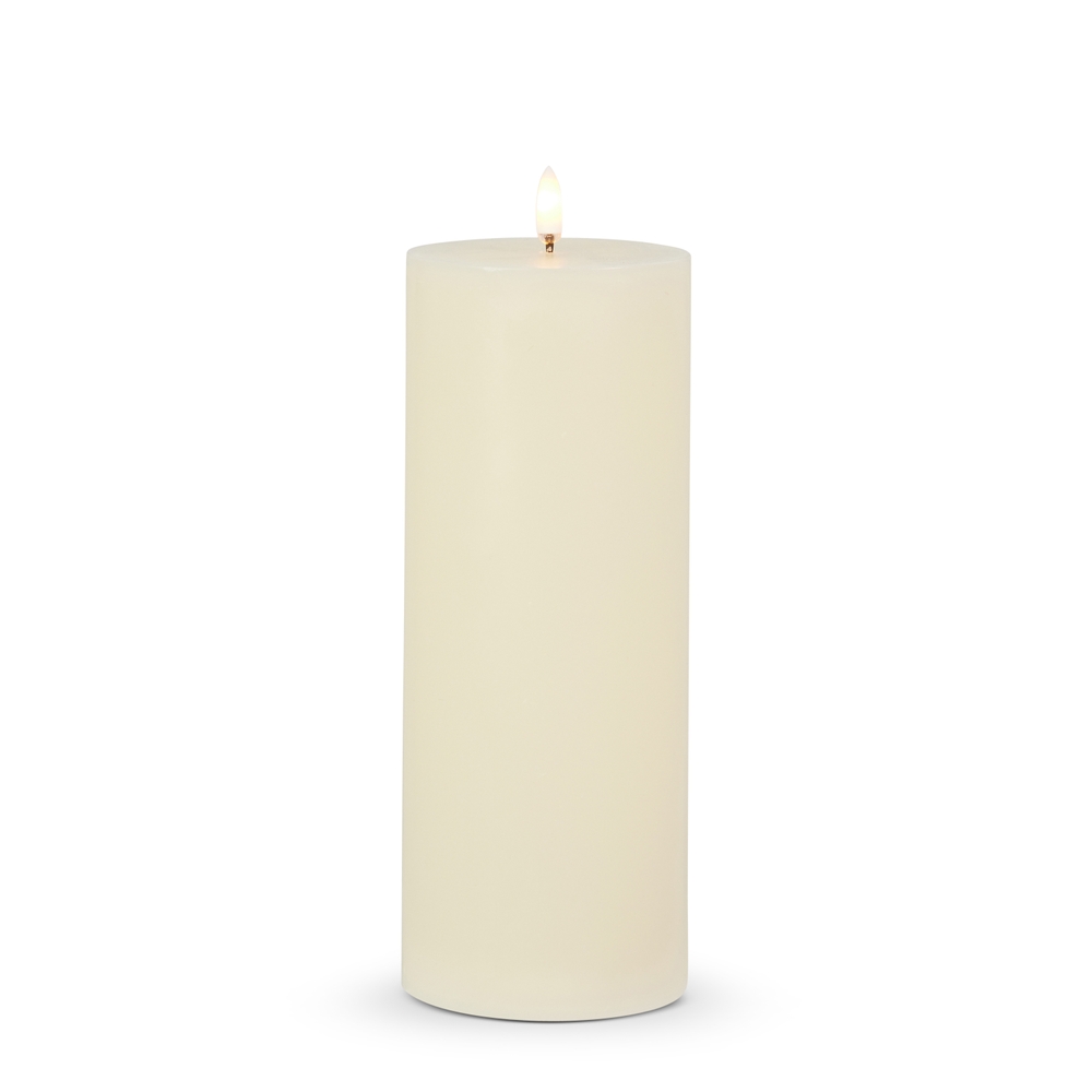 RAZ Imports 3.5" X 9" Ivory Pillar Candle