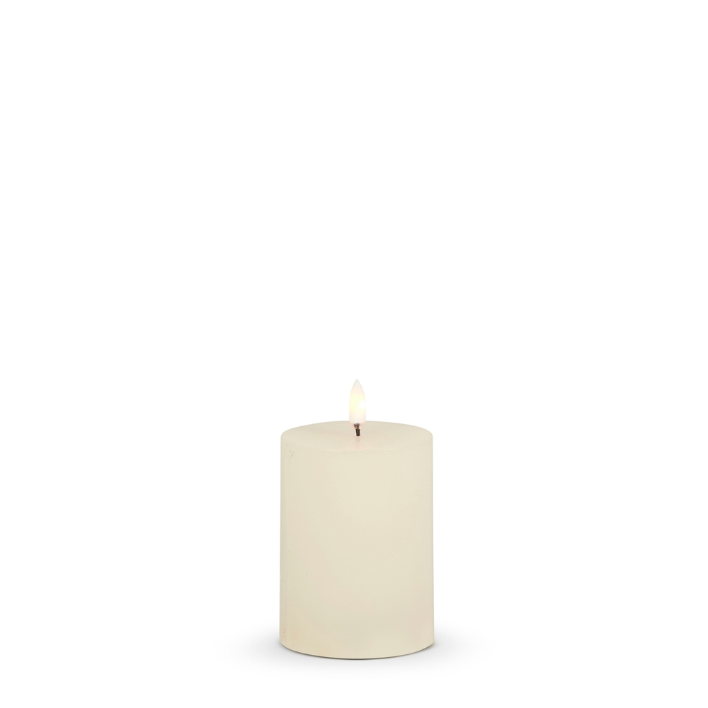 RAZ Imports 3" X 4" Ivory Pillar Candle
