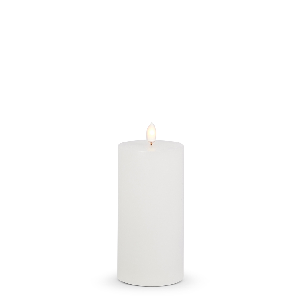 RAZ Imports 3" X 6" White Pillar Candle