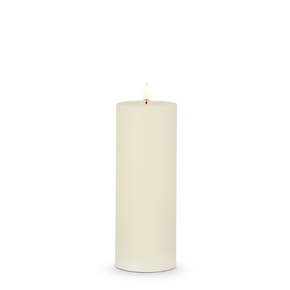 RAZ Imports 3" X 8" Ivory Pillar Candle