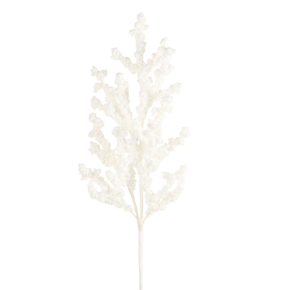 RAZ Imports 31.5" Glitter White Berry Spray