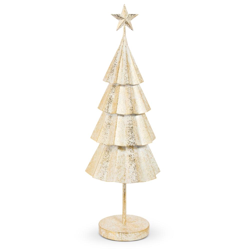 RAZ Imports 31.5" Gold Brush Ivory Tree