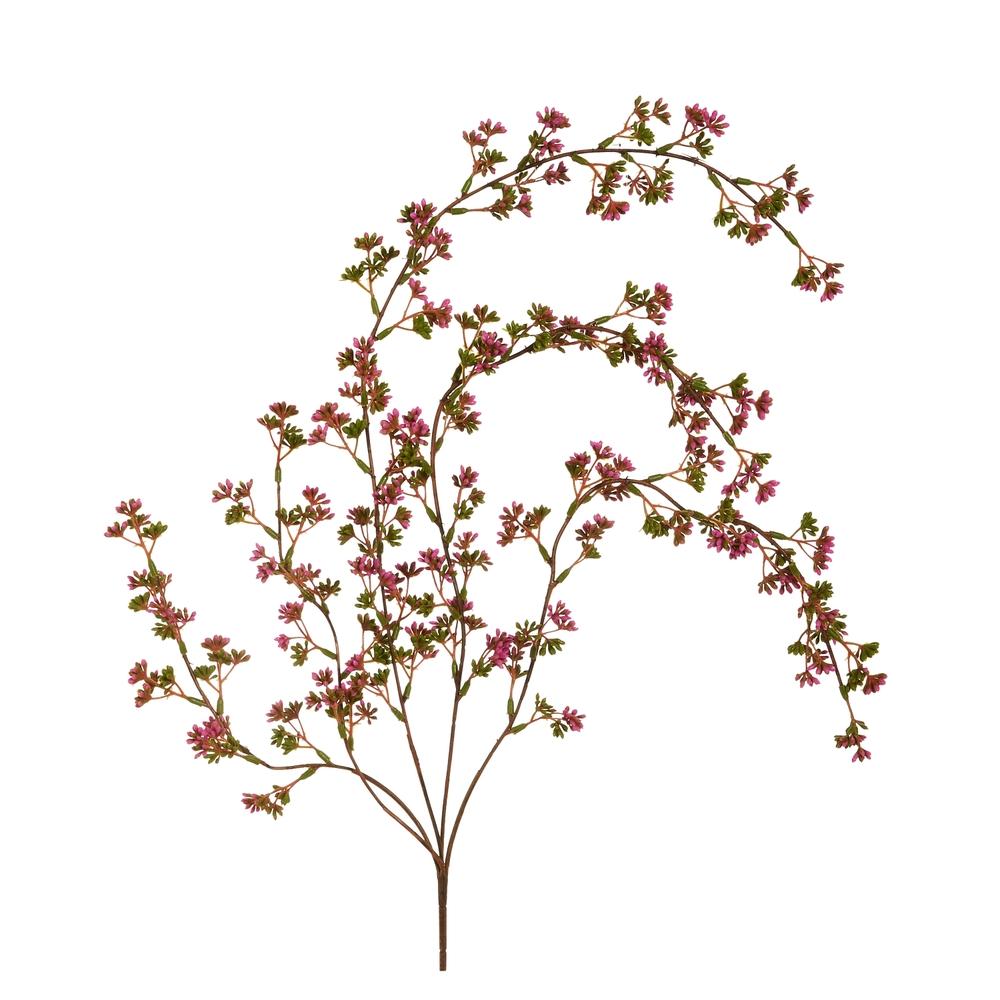 RAZ Imports 31.5" Hanging Pink Sedum Spray