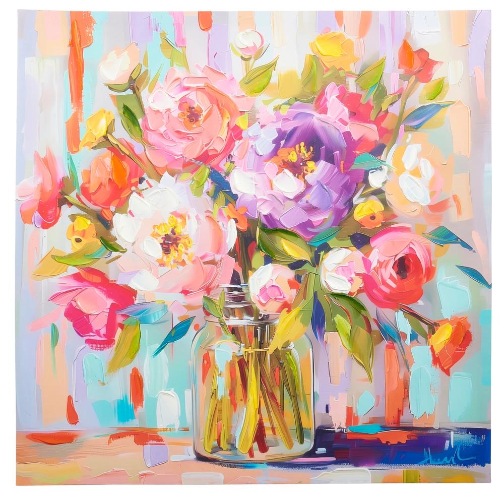 RAZ Imports 31.5" Large Floral Wall Art