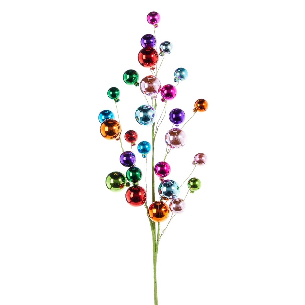 RAZ Imports 31" Multicolor Ball Ornament Spray