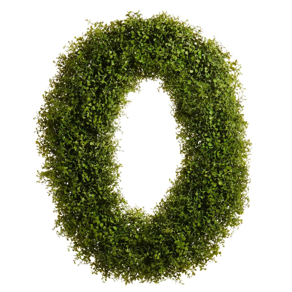 RAZ Imports 32" Oval Sedum Wreath
