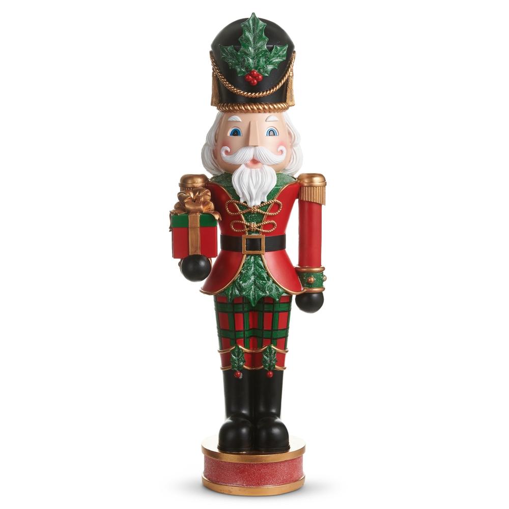 RAZ Imports 32" Plaid Nutcracker