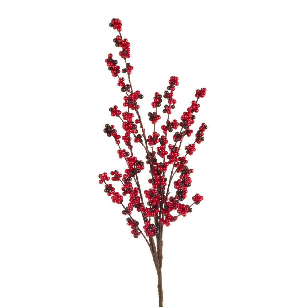 RAZ Imports 33.5" Red Berry Spray