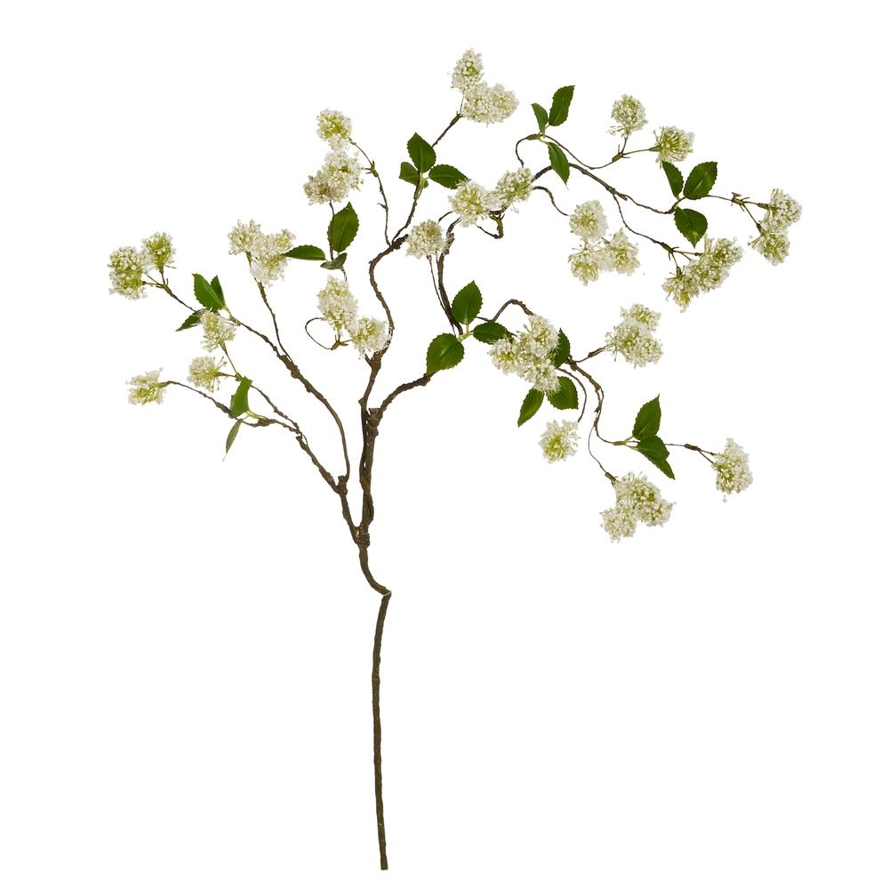 RAZ Imports 33" White Textured Ball Branch