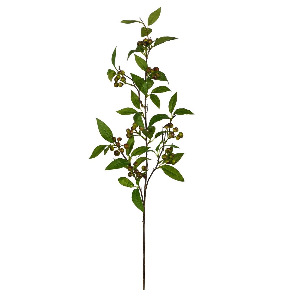 RAZ Imports 34" Green Berry Floral Spray