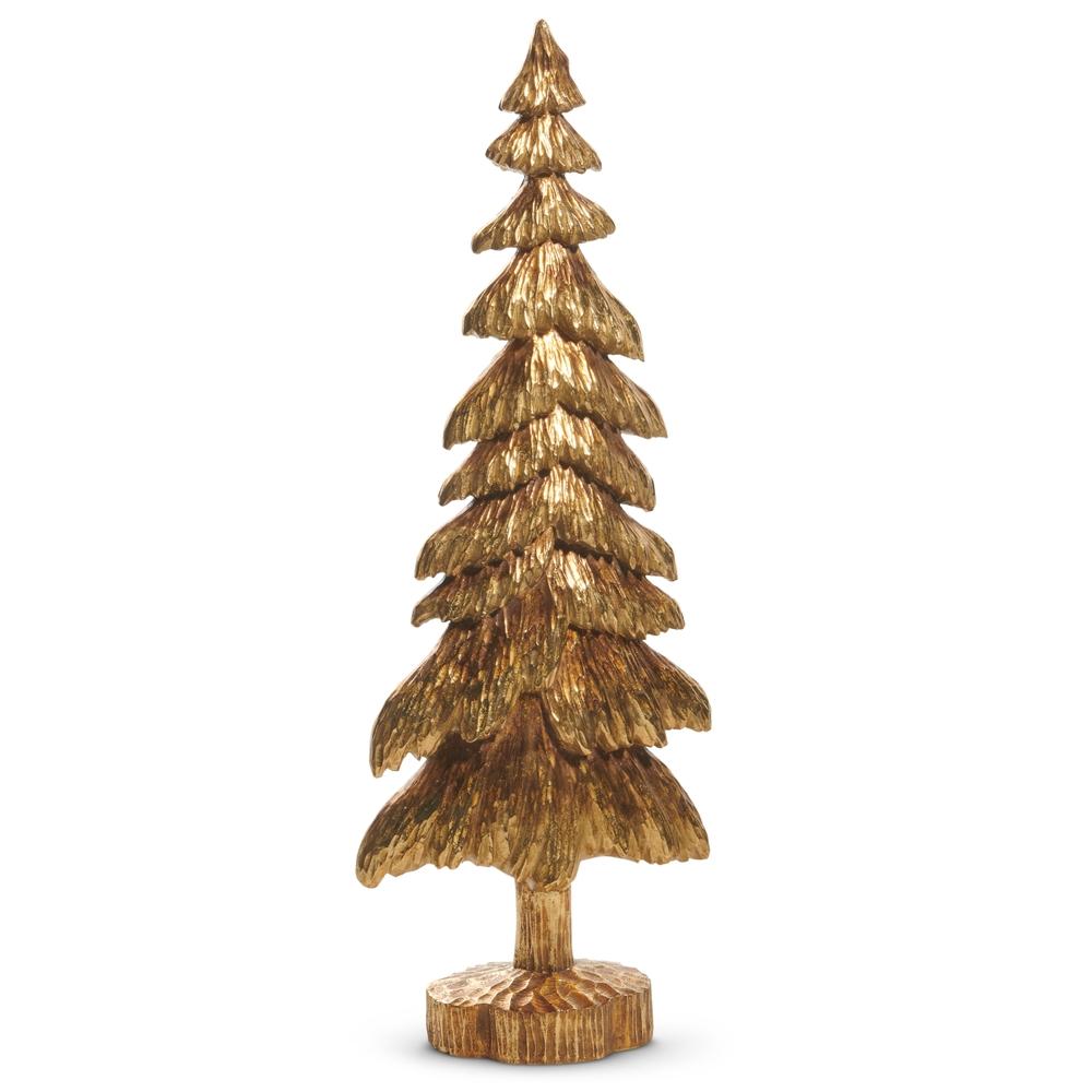 RAZ Imports 35.5" Gold Carved Tree