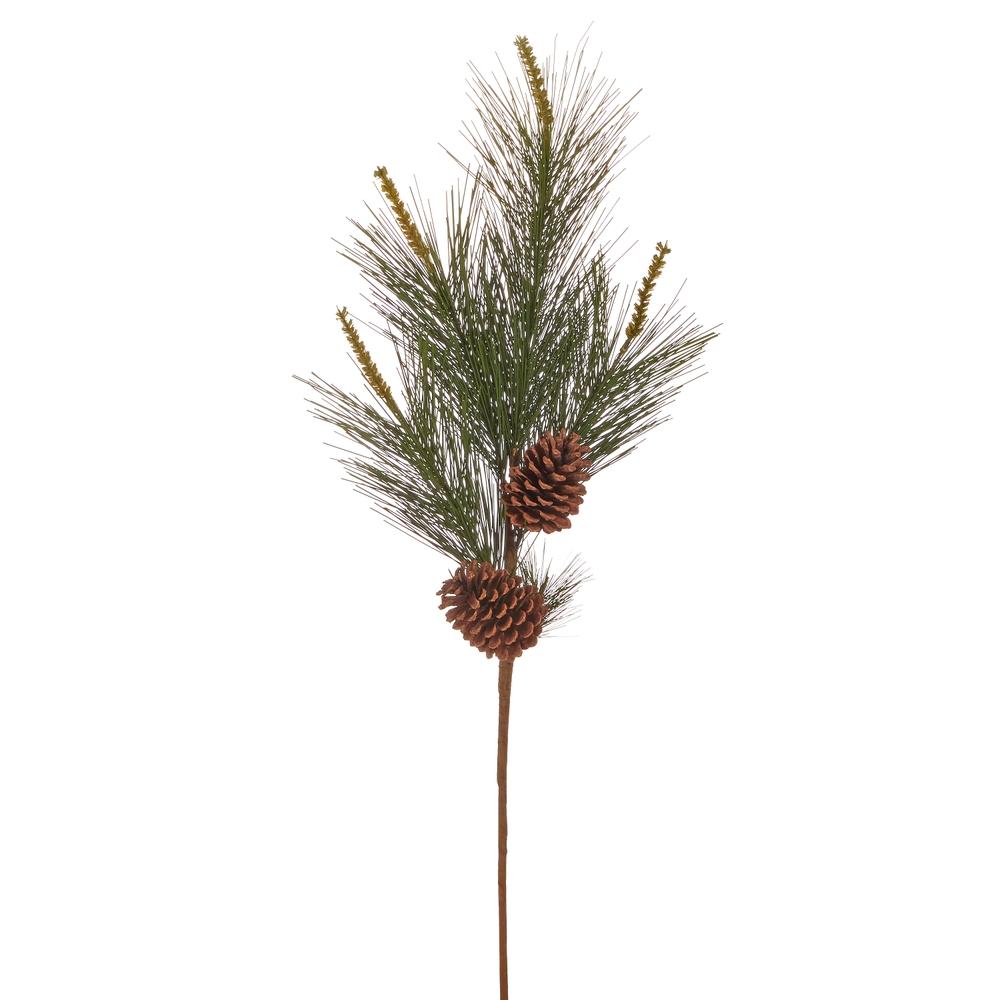 RAZ Imports 35.75" White Pine and Pinecone Spray