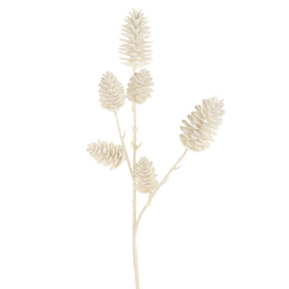 RAZ Imports 36.5" Iced White Pinecone Branch