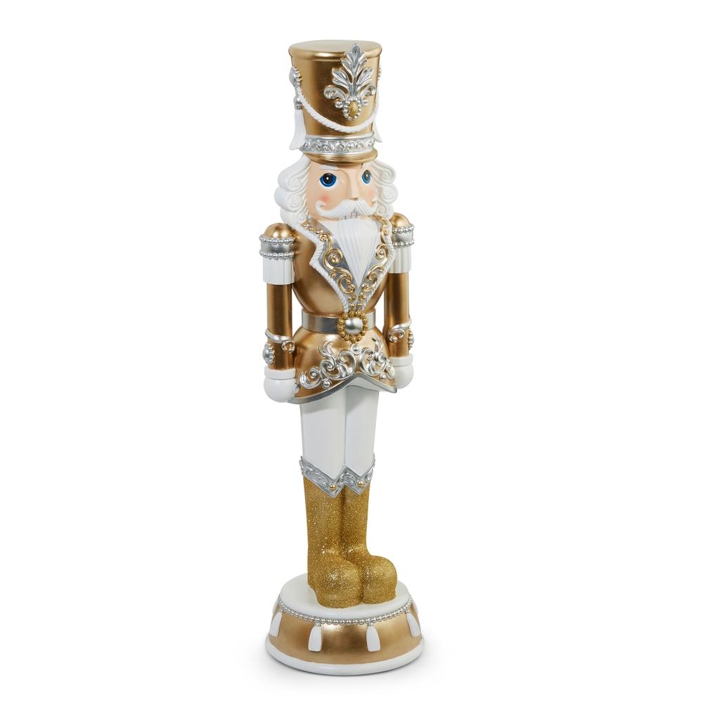 RAZ Imports 36" Gold and Silver Nutcracker