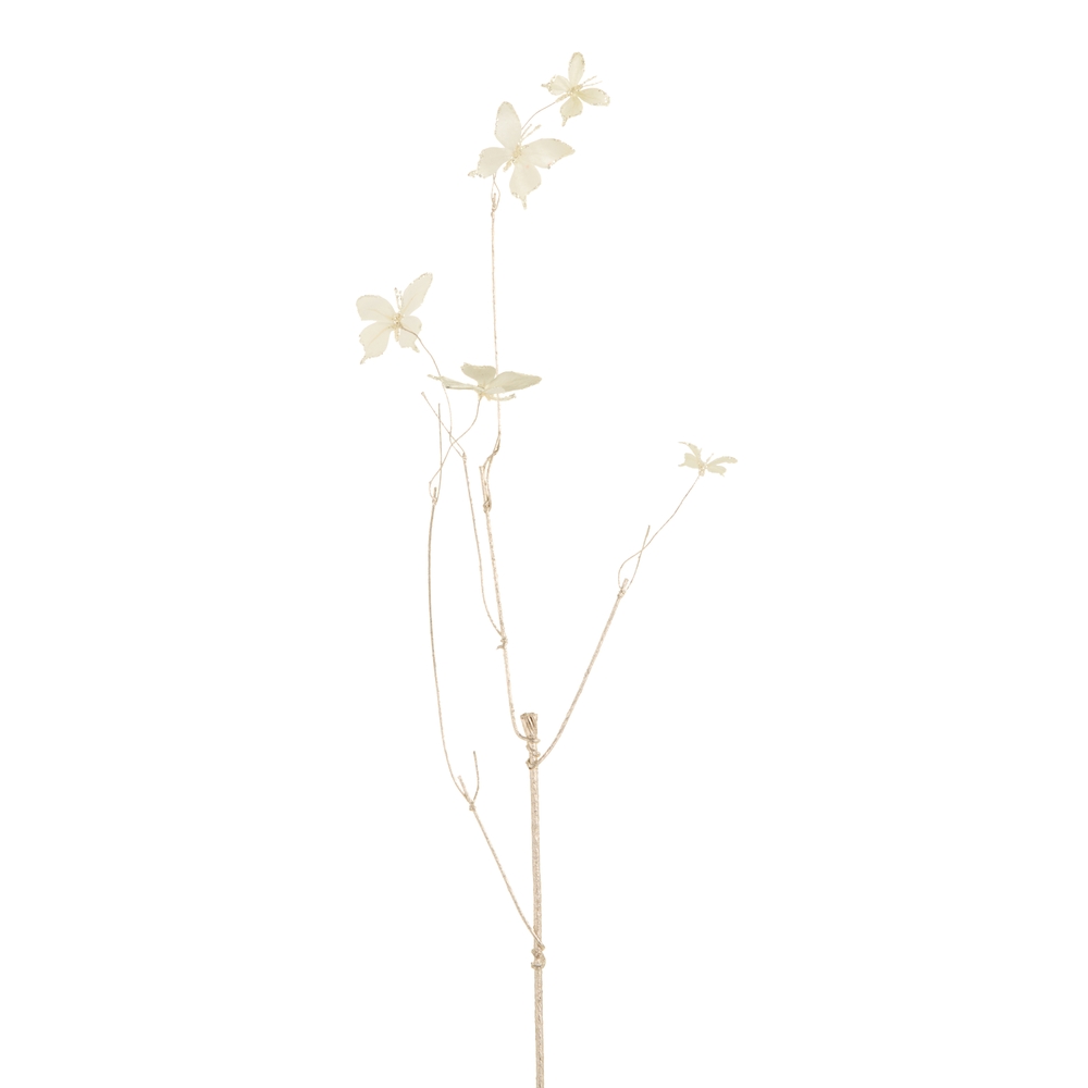 RAZ Imports 38.5" White Butterfly Branch