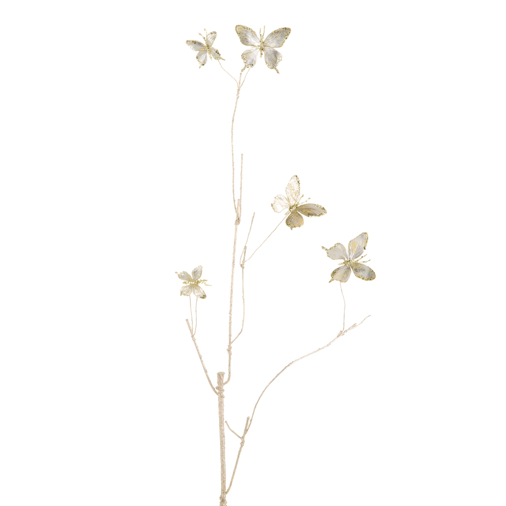 RAZ Imports 38" Metallic Butterfly Branch