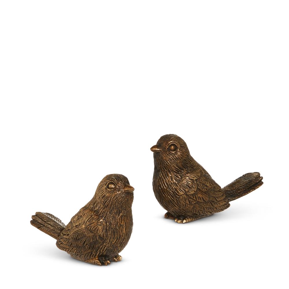 RAZ Imports 4.5" Antique Gold Birds