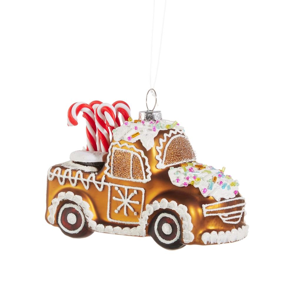 RAZ Imports 4.5" Gingerbread Truck Ornament