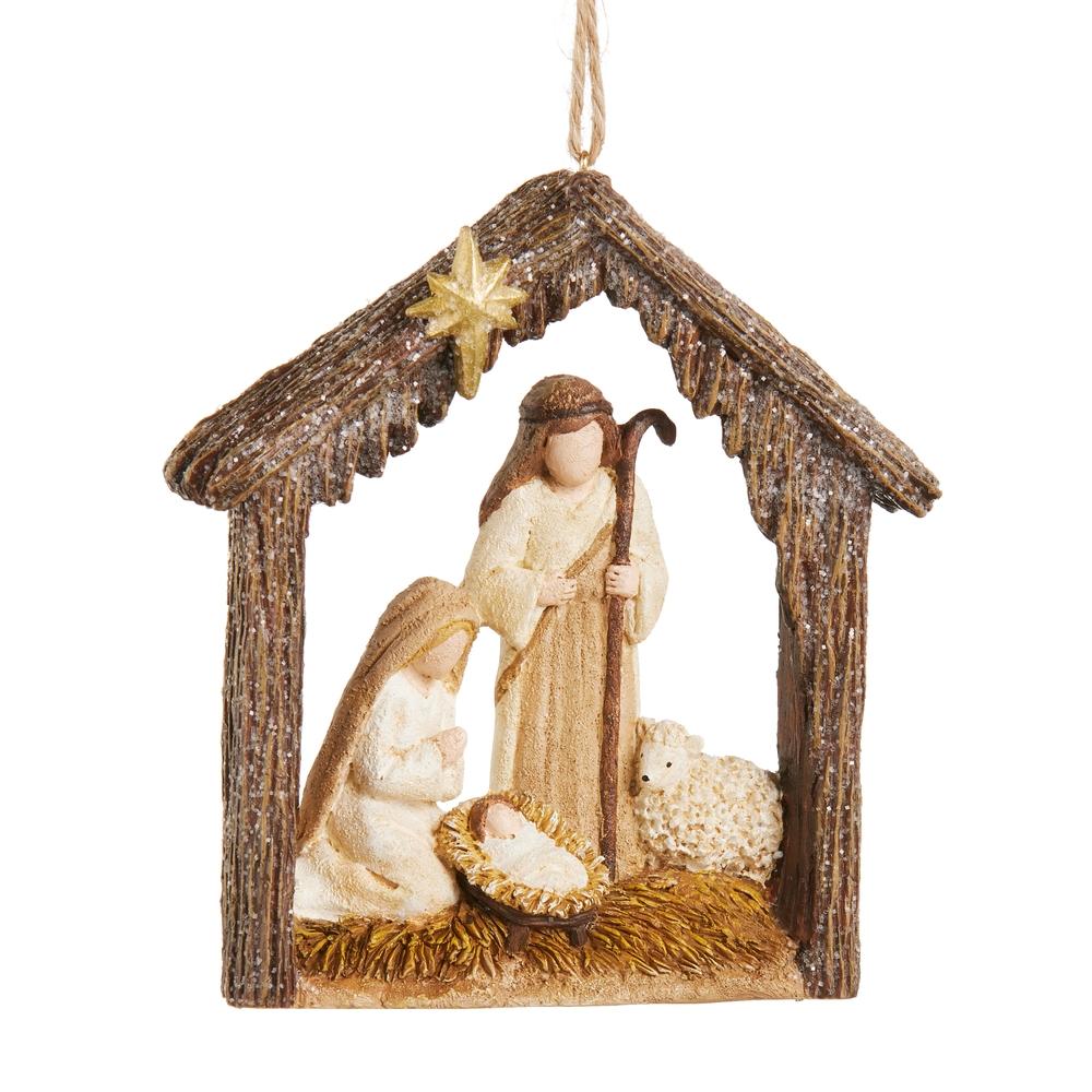 RAZ Imports 4.5" Holy Family Ornament