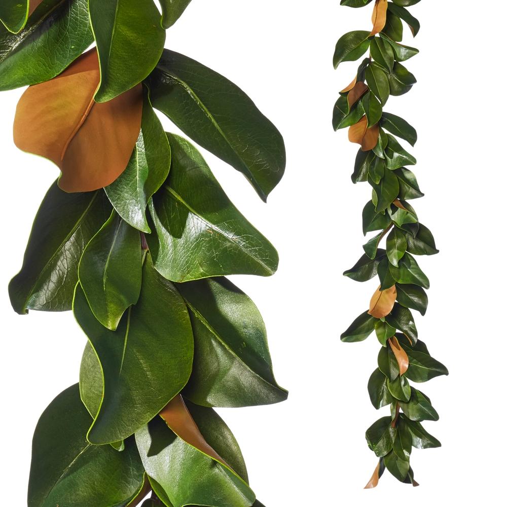 RAZ Imports 4.5' Magnolia Leaf Garland
