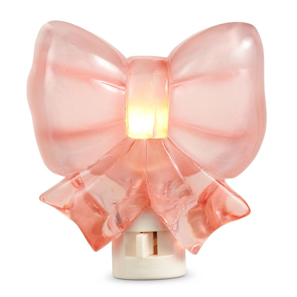 RAZ Imports 4.5" Pink Bow Night Light