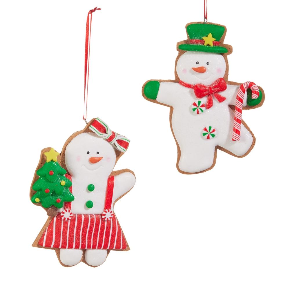 RAZ Imports 4.5" Snowman Cookie Ornament
