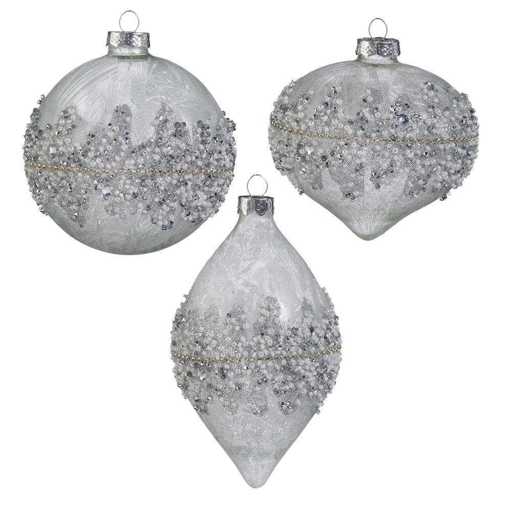 RAZ Imports 4" Beaded Ornament