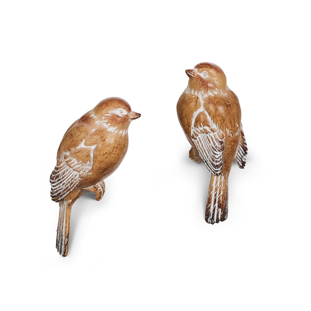 RAZ Imports 4" Brown Bird Pot Sitter
