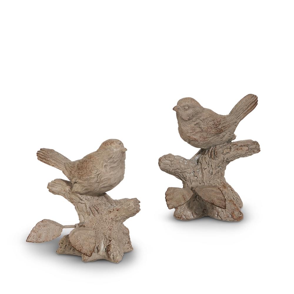 RAZ Imports 4" Concrete Look Birds