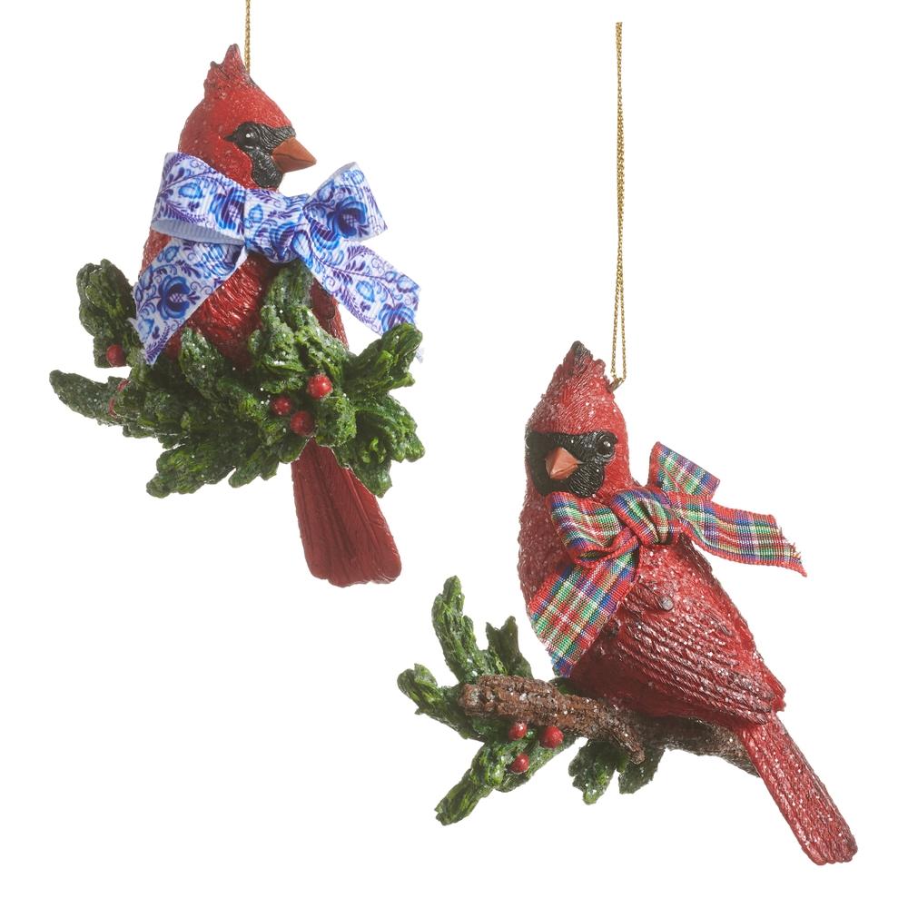 RAZ Imports 4" Cutesy Cardinal Ornament