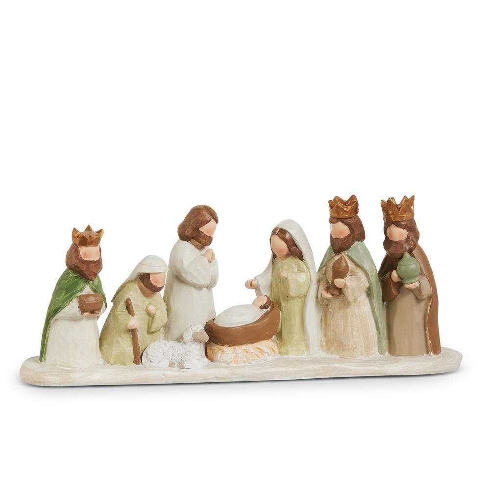 RAZ Imports 4" Earthtone Nativity