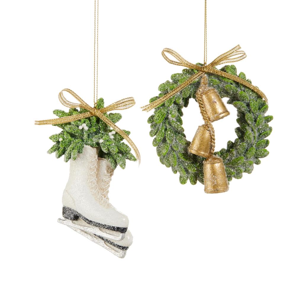 RAZ Imports 4" Farmhouse Frost Ornament