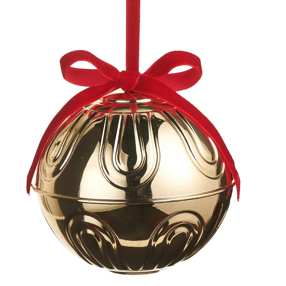 RAZ Imports 4" Gold Bell Ornament