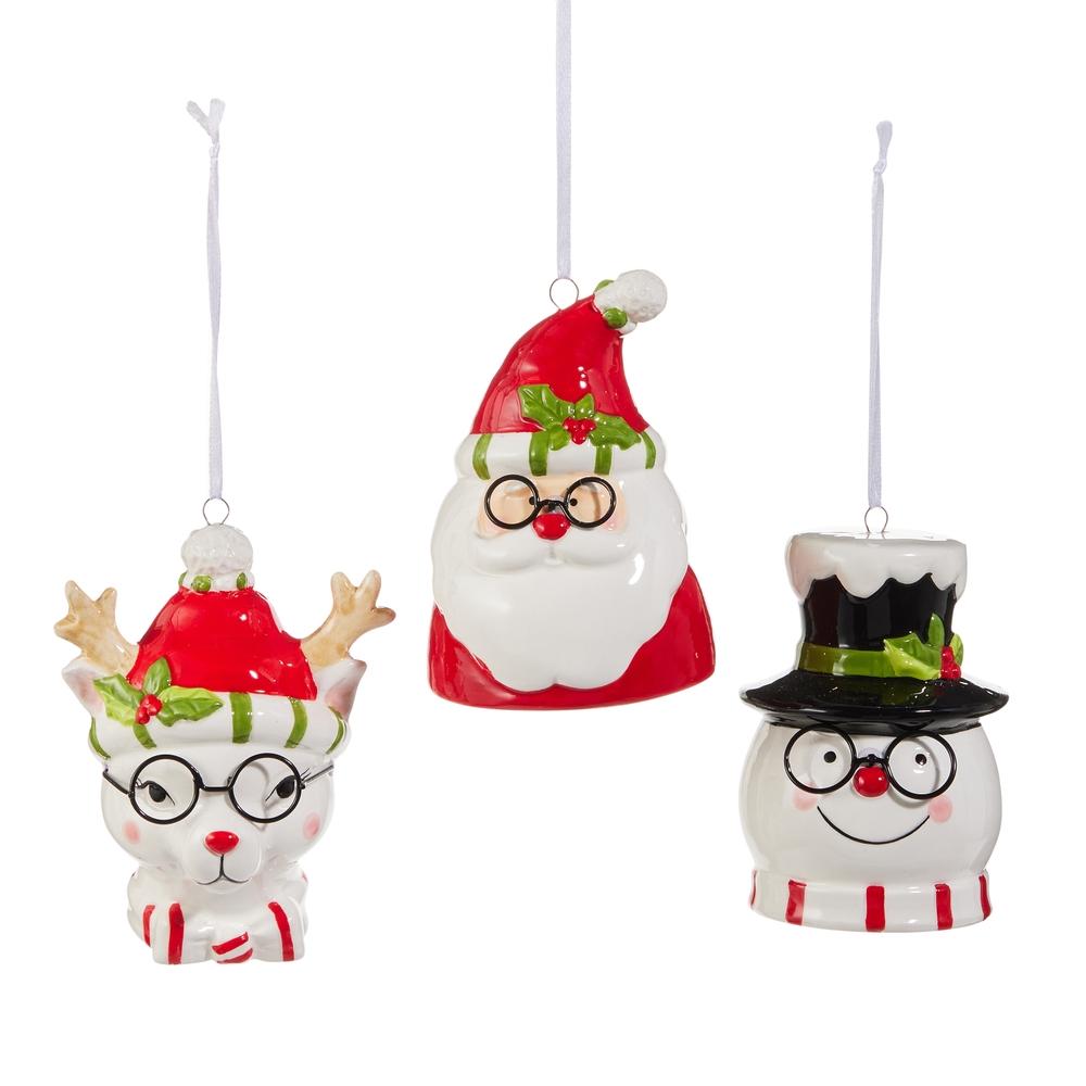 RAZ Imports 4" Holly-Day Friends Ornament