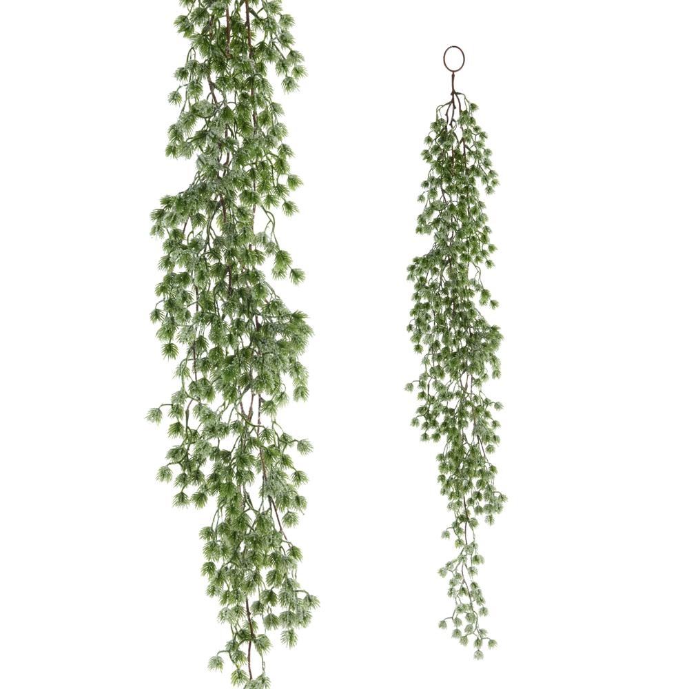 RAZ Imports 4' Iced Pine and Pinecone Garland