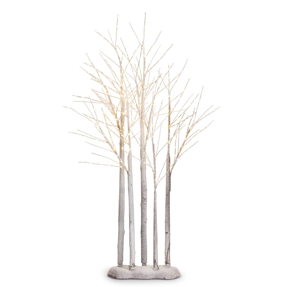 RAZ Imports 4' Lighted Snowy Fairy Light Grove
