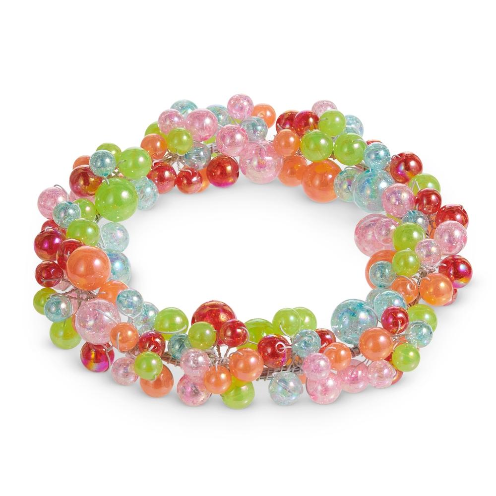 RAZ Imports 4" Multicolor Candle Ring