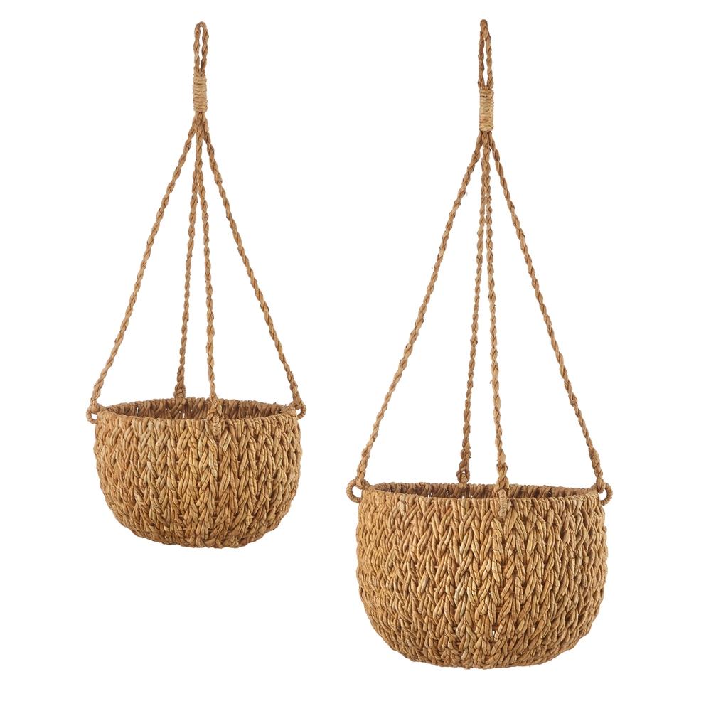 RAZ Imports 40" Woven Hanging Planters