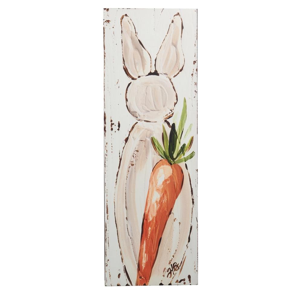 RAZ Imports 42" Bunny and Carrot Porch Sign