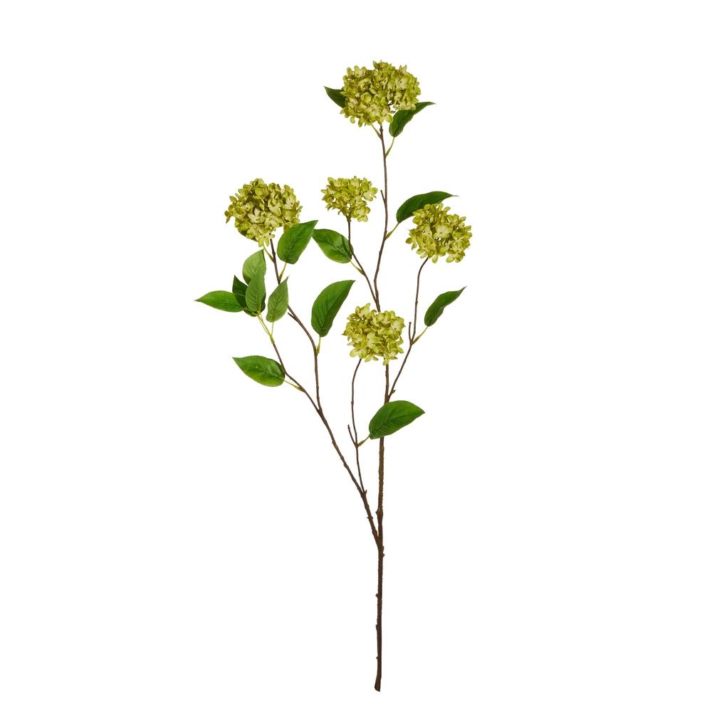 RAZ Imports 45" Green Snowball Hydrangea Branch
