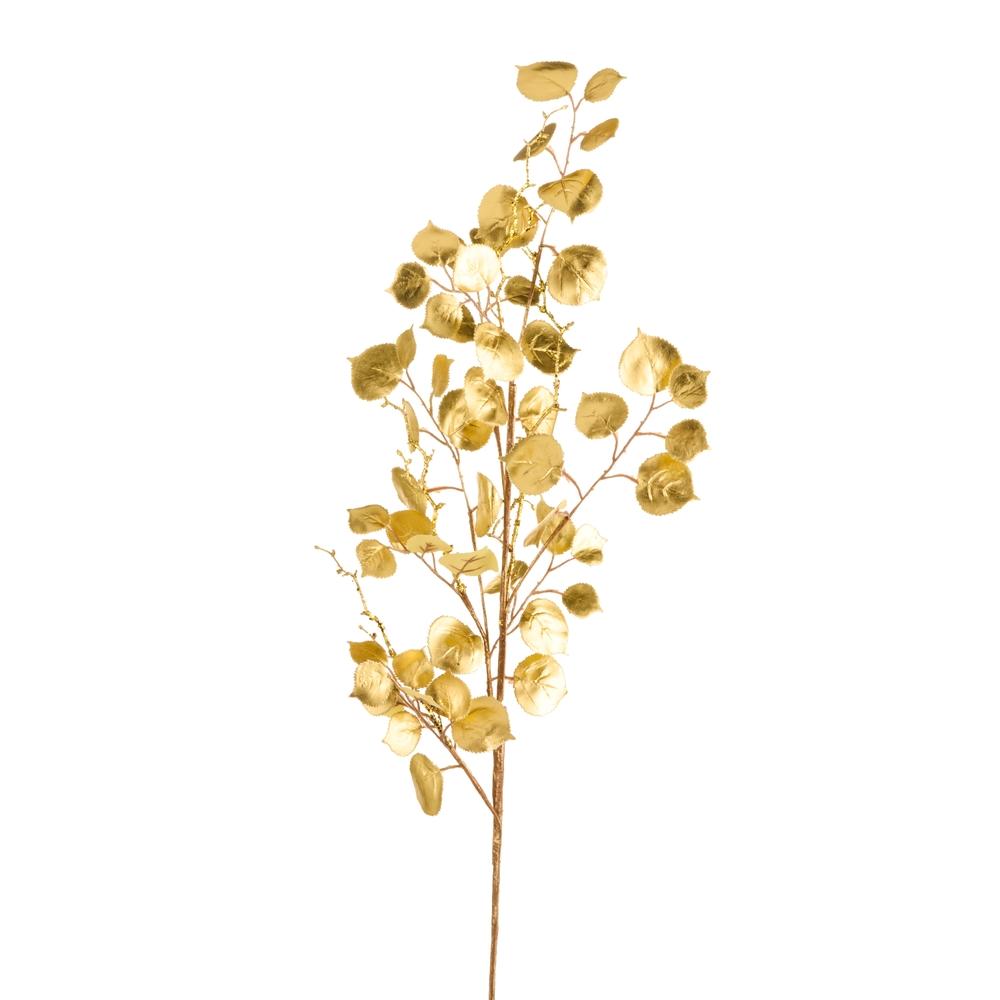 RAZ Imports 48" Gold Metallic Leaf Branch