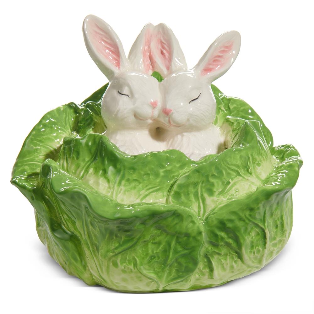 RAZ Imports 5.5" Bunnies in Cabbage
