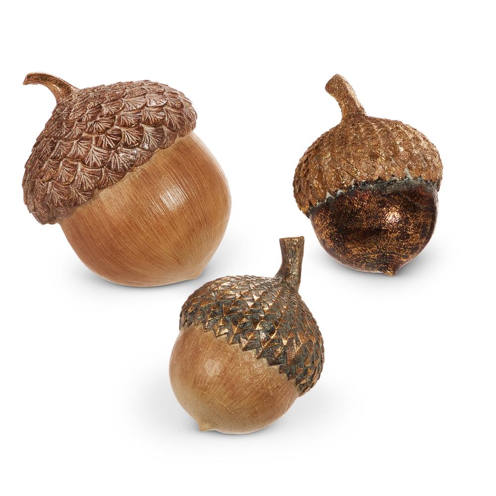 RAZ Imports 5.5" Gilded Acorns