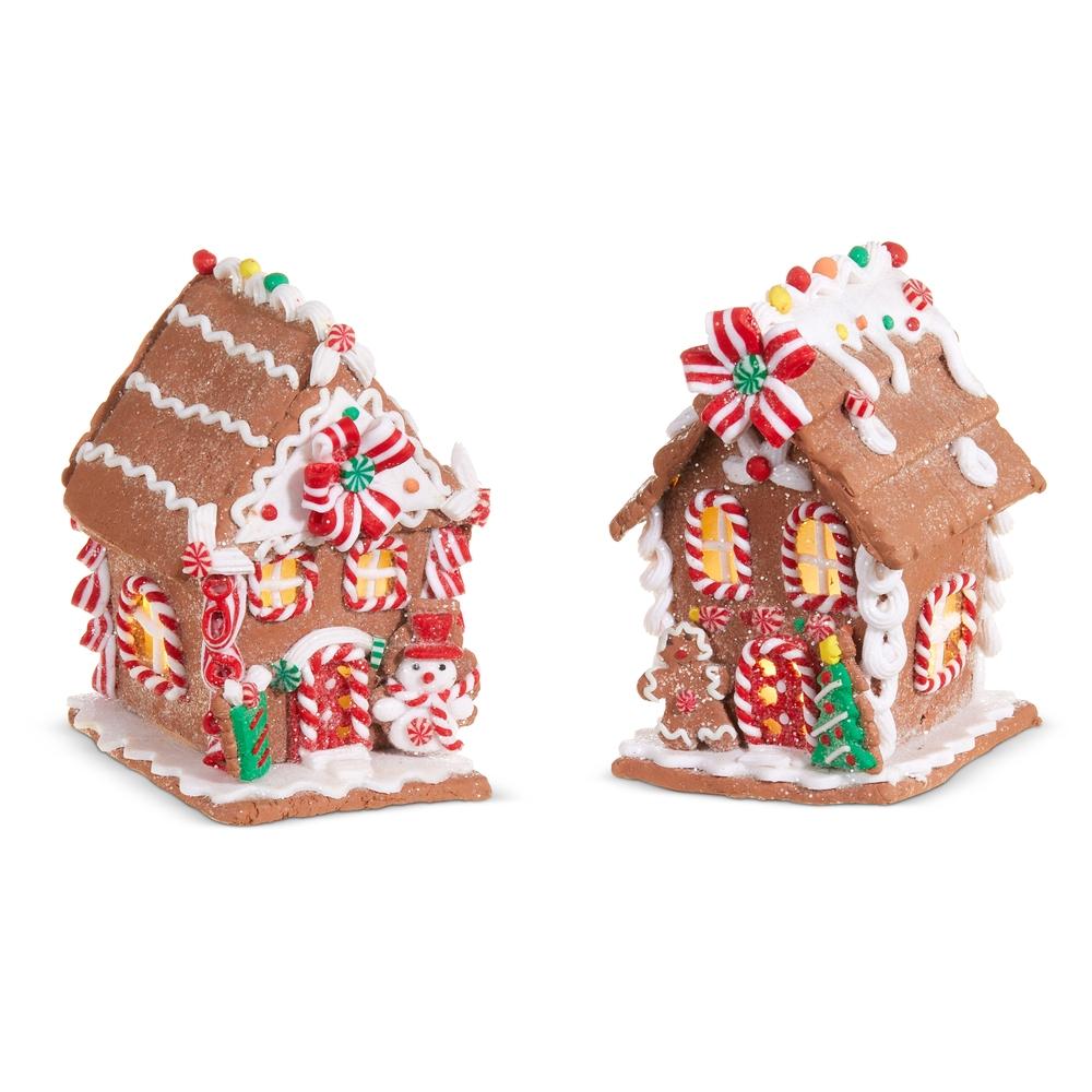 RAZ Imports 5.5" Lighted Gingerbread House