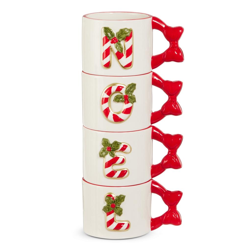 RAZ Imports 5.5" Noel Stacking Mugs