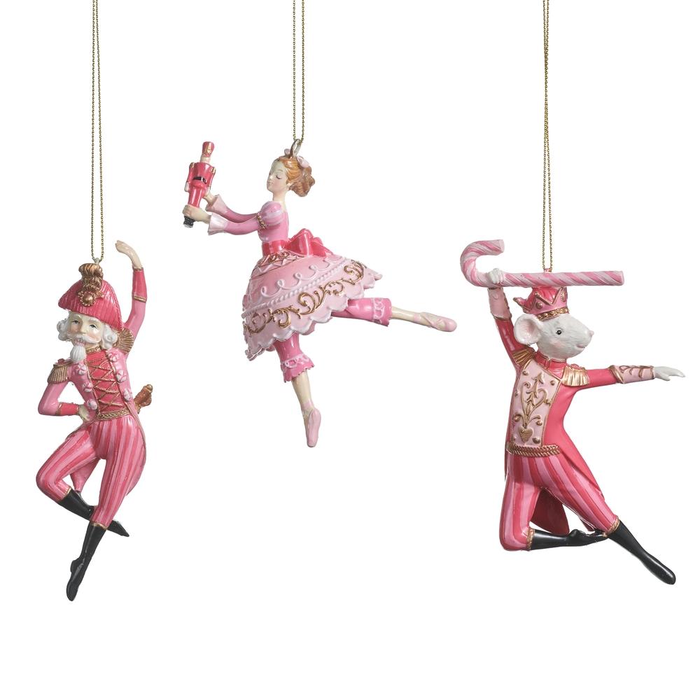 RAZ Imports 5.5" Nutcracker Character Ornaments