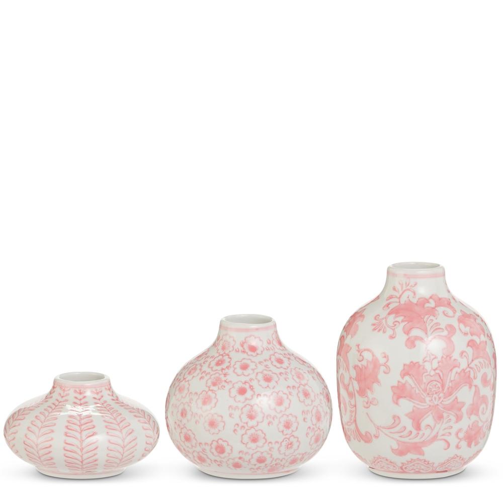 RAZ Imports 5.5" Pink Bud Vases